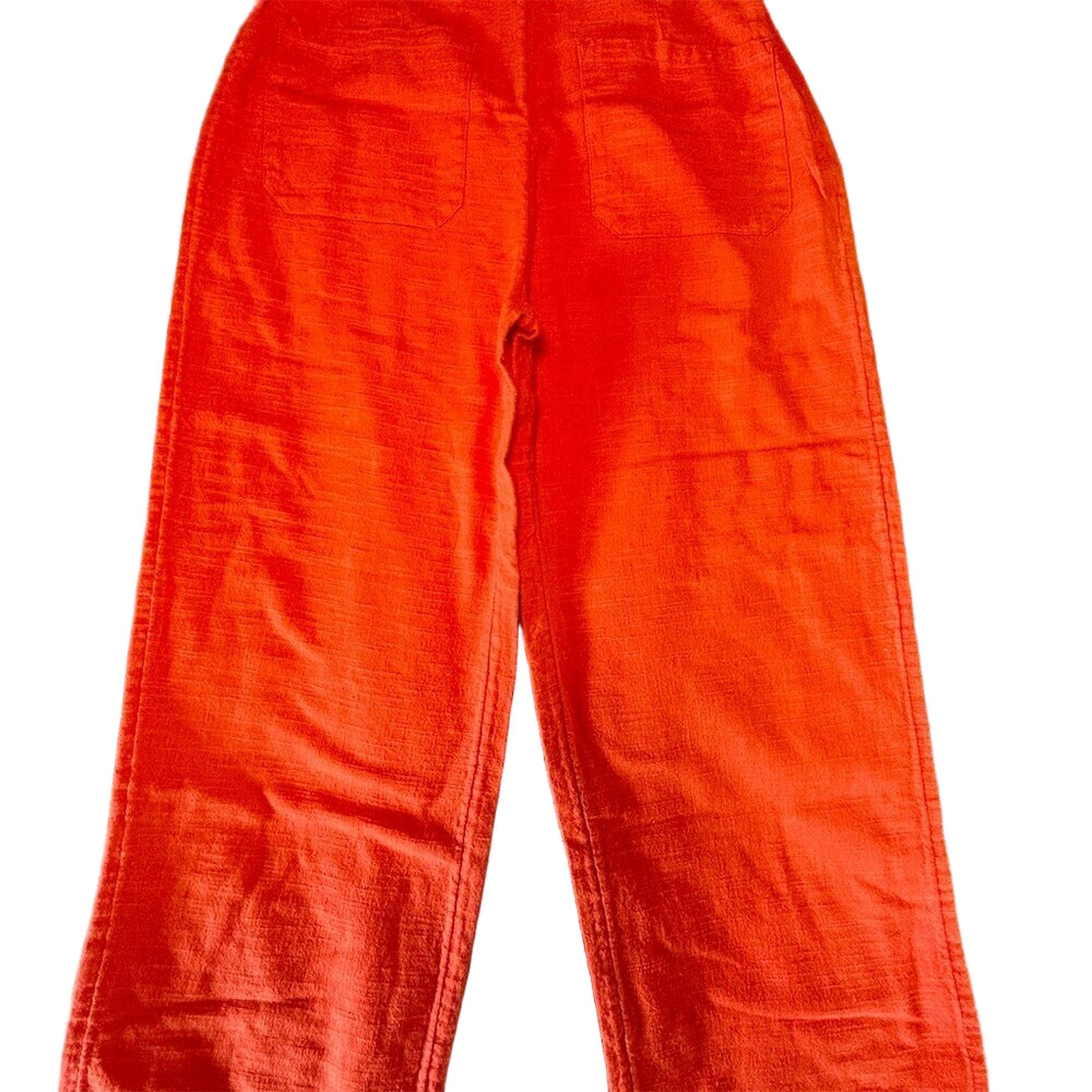 Billabong Pants Womens Size 26 Burnt Orange High Rise Straight Patch
